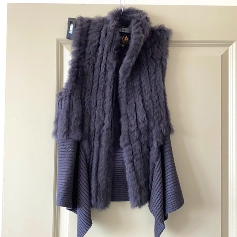 Metric Knits Fur Vest
